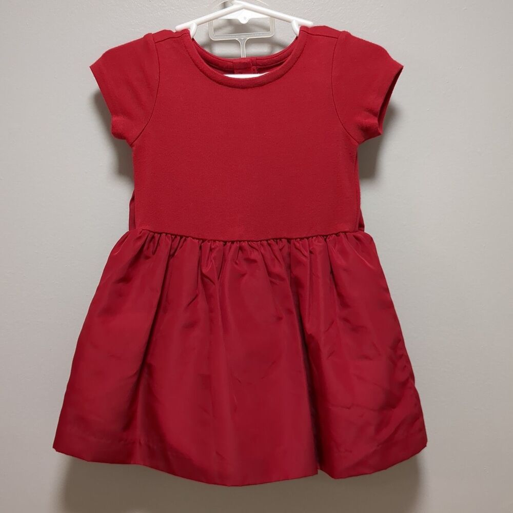 Ralph Lauren Red Dress With Diaper Cover - Baby Girls Size 9 Months